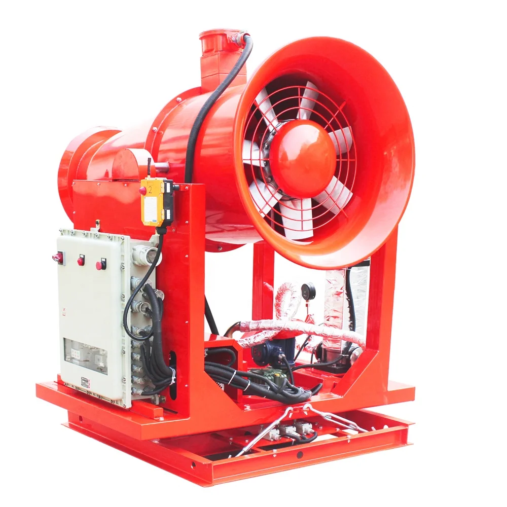 New Design 60m Water Mist Fog Cannon Spray Machine