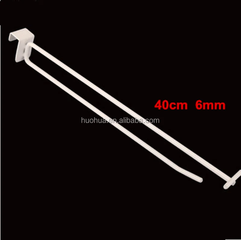 Huohua wholesale high quality white install on square tube euro plastic hook