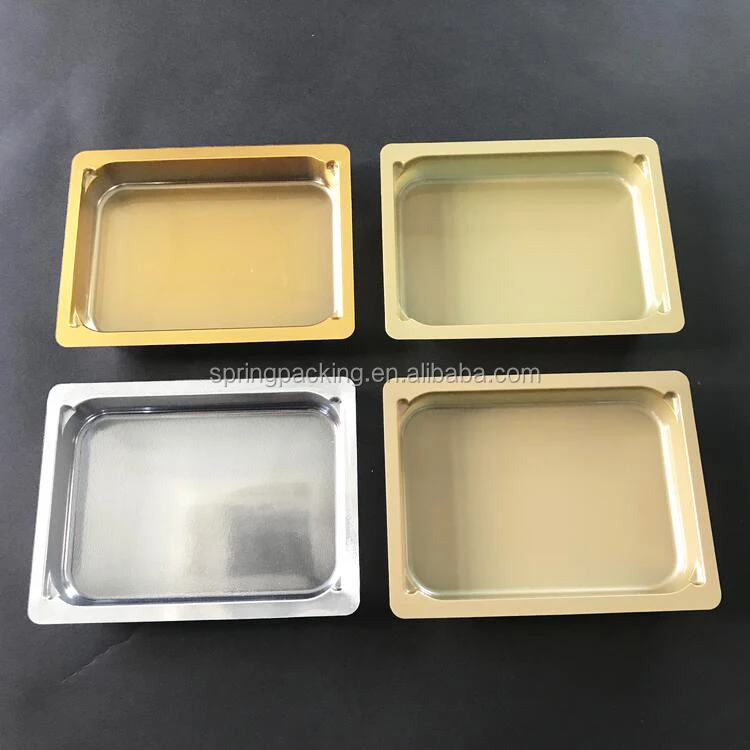 APET Silver frozen pork beef goat chicken meat packaging tray for supermarket packaging food container