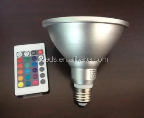 e27 Ip65 Waterproof led par38 rgb 18w light bulb