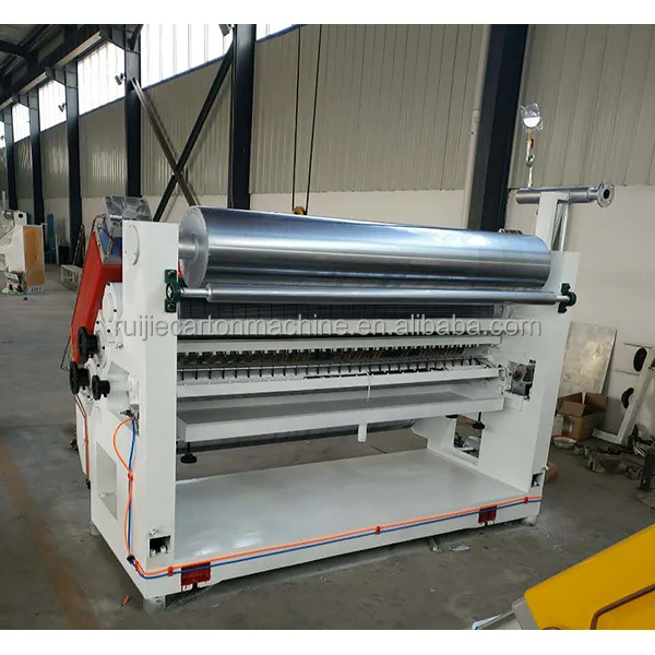 Ruijie 3 ply e flute single facer corrugated cardboard machine