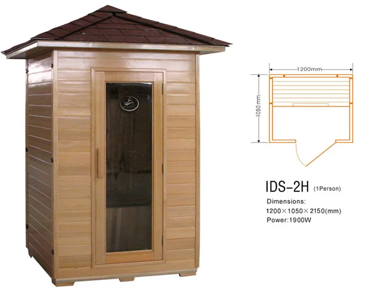 outdoor infrared  sauna shower cabin