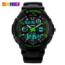 S SHOCK 2015 New SKMEI Luxury Brand Men Military Sports Watches Digital LED Quartz Wristwatches rubber strap relogio masculino