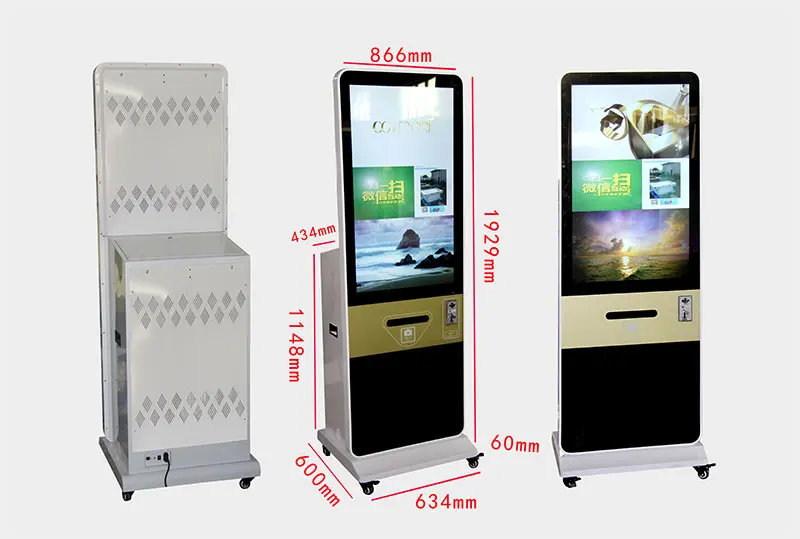 Quality windows os portable photo printing  booth kiosk with wifi