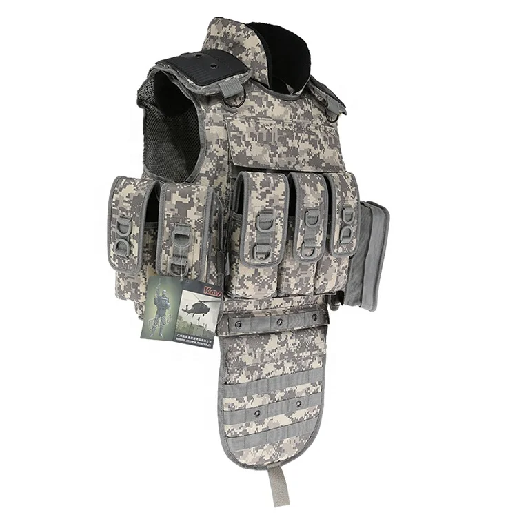 KMS Customize Professional MOLLE Zipper Security Hunting Load Bearing Tactical Security Vest For Outdoor Suit Vest