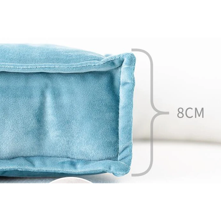 2020 New Arrivals China Wholesale Custom More Colors Square Shape Soft Foam Floor Chair Seat Cushion