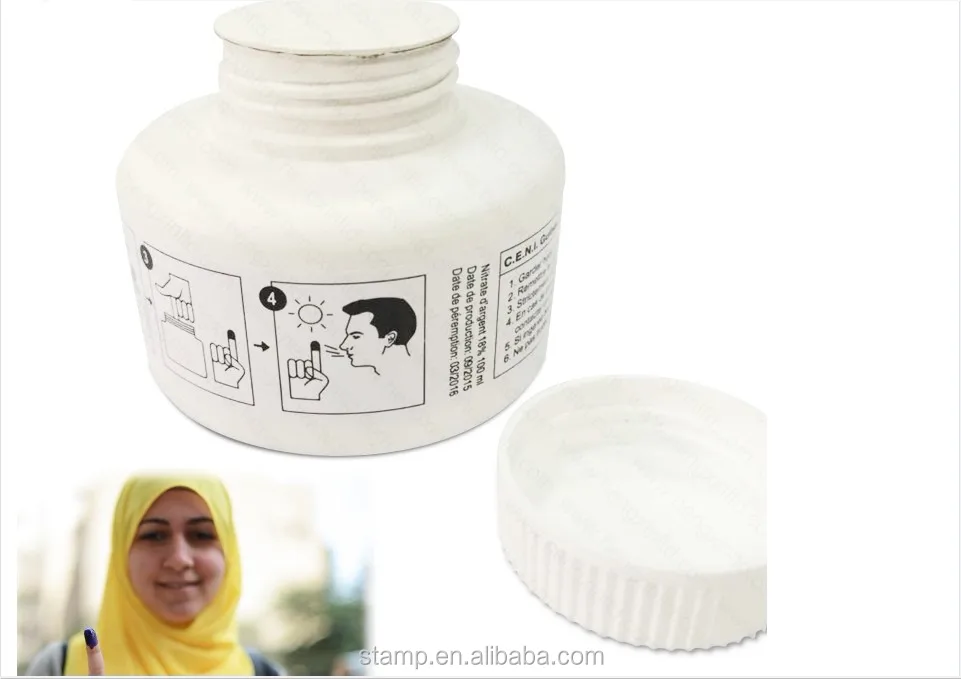 Factory direct sale  silver nitrate ink Election Indelible Ink for Parliament, President Voting water based ink, indelible ink