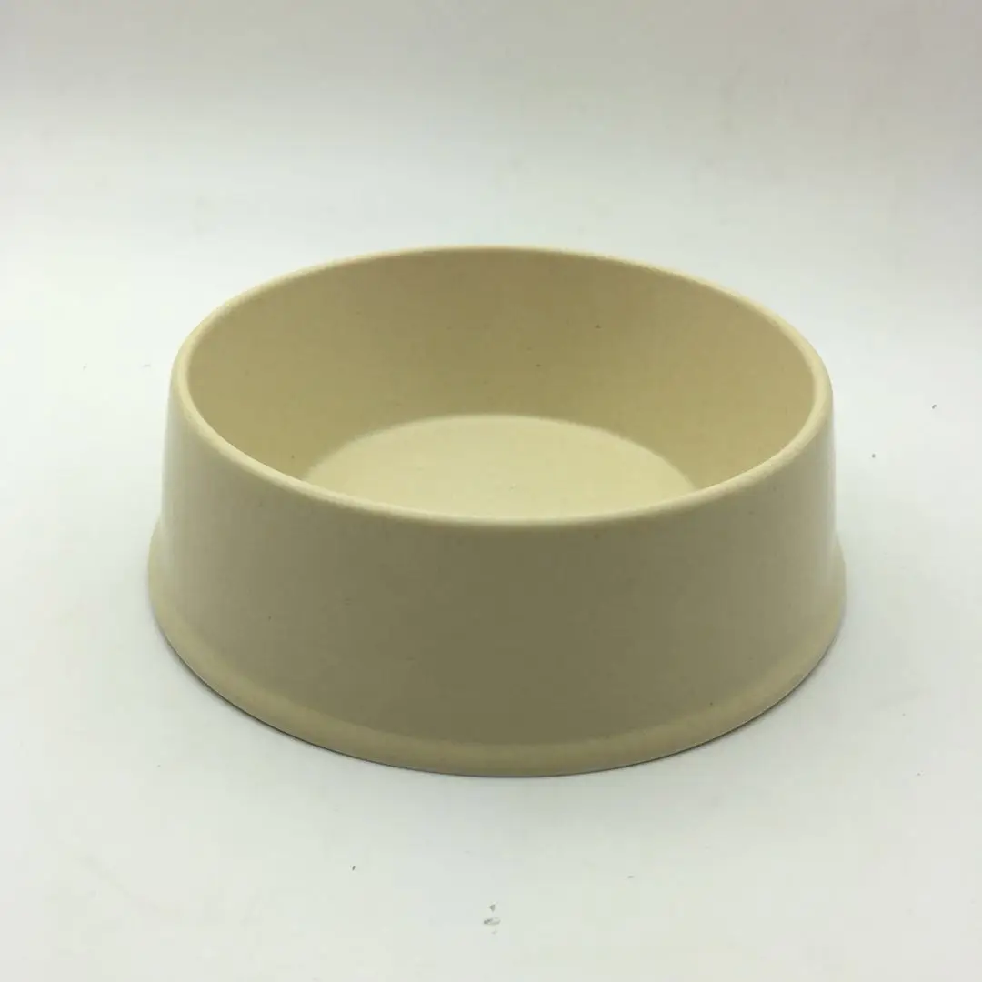 Biodegradable bamboo fiber small animals puppy pet salad water bowl