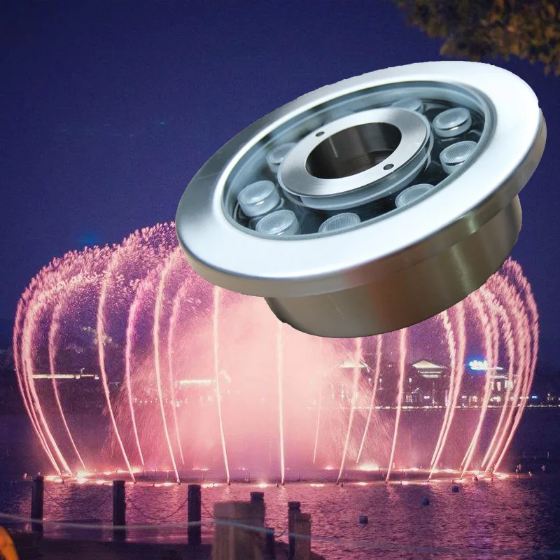 energy-saving led lighting indoor water fountain warm white 24 v led ring fountain lighting