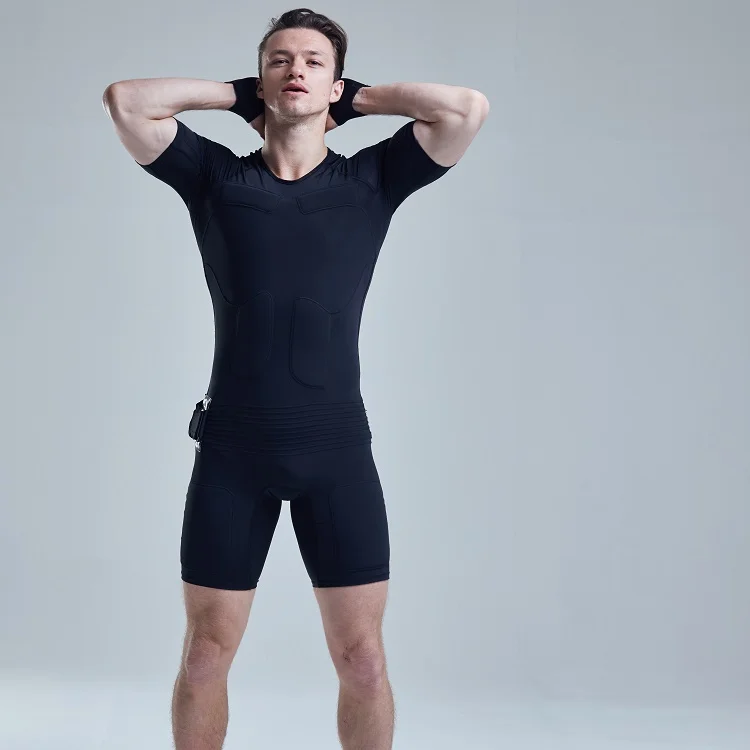 Electric Muscle Stimulator Suit with Muscle Vibrator Wireless EMS Training Suit Visionbody