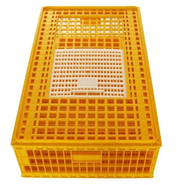 Live Chicken to Transport Cages for Sale Transport Basket New Product 2023 Provided Bearing Chicken Crates Professional Plastic