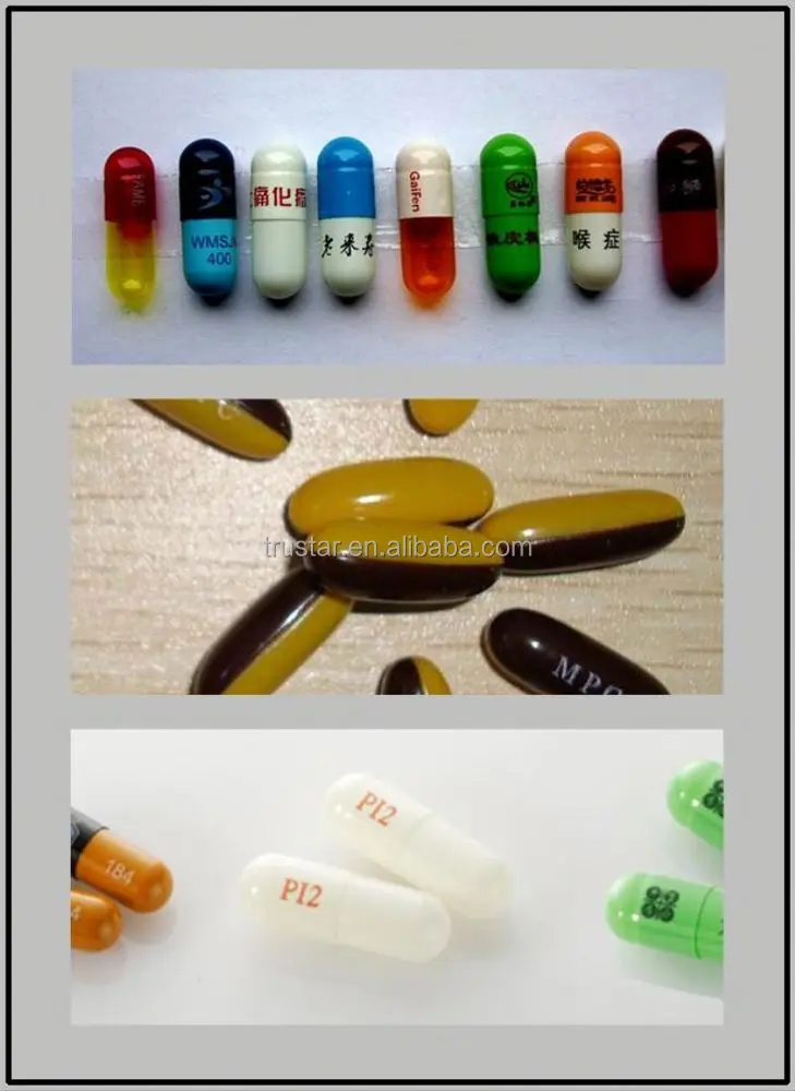 GMP approved soft gelatin capsule printer