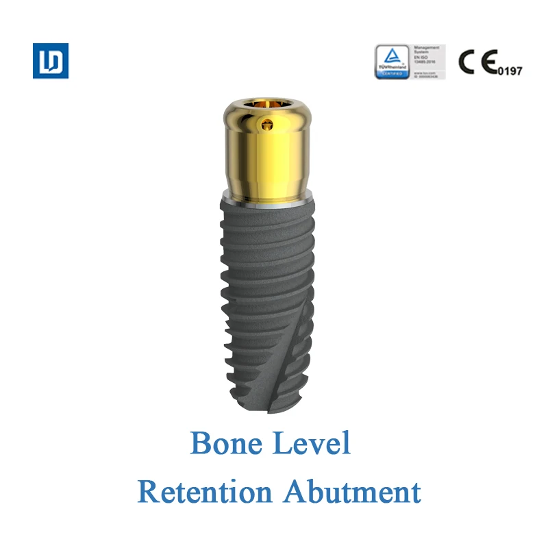 Dental prostheic compoent retention abutment titanium compatible  with osstem dio dentium
