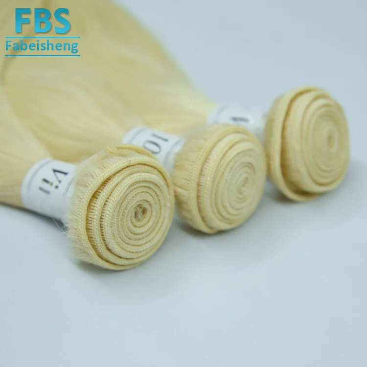 
FBS Grade 12A wholesale best quality human hair blonde color 613 straight hiar fast shipping human hair 