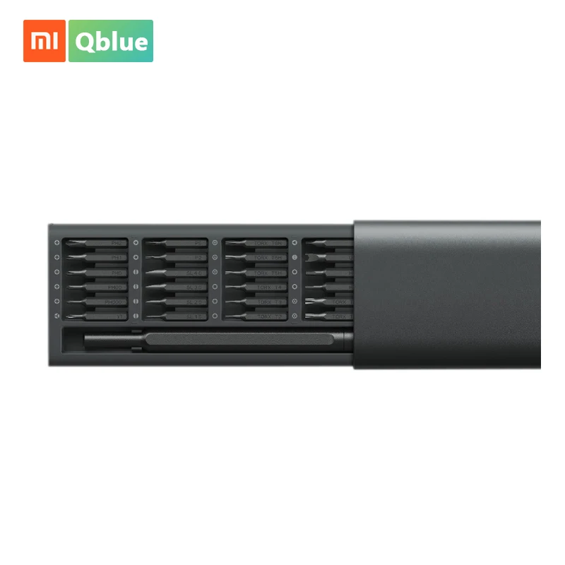 Набор отверток Xiaomi Mijia для ежедневного использования, 24 прецизионные магнитные биты, отвертка с алюминиевой коробкой, Набор отверток для умного дома xiaomi 2017
