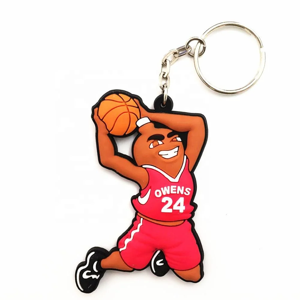 Guangzhou factory custom 3d pvc keychain