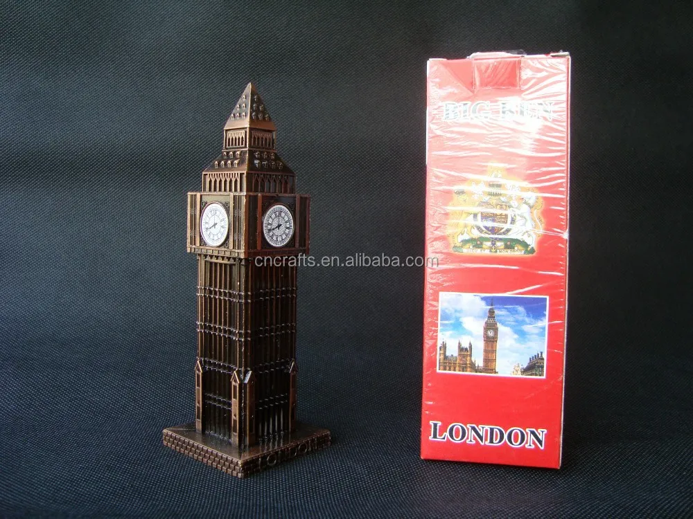 London Souvenir Mini Die Cast Metal Figurine - London (Gilt) Big Ben