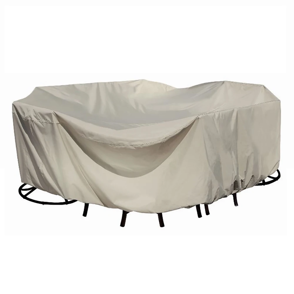 Round garden patio table cover waterproof outdoor