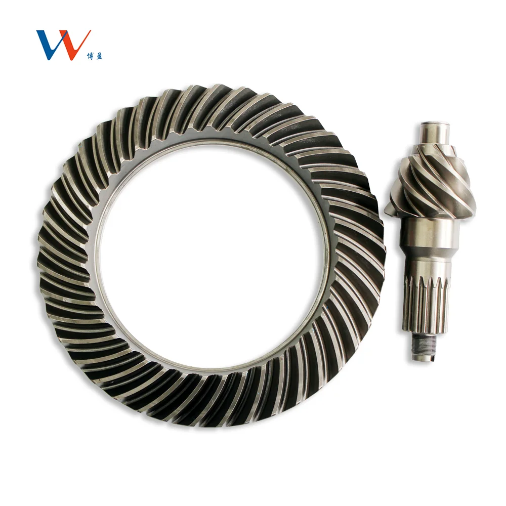 
Truck hobbing crown wheel and pinion swing gear for excavator 