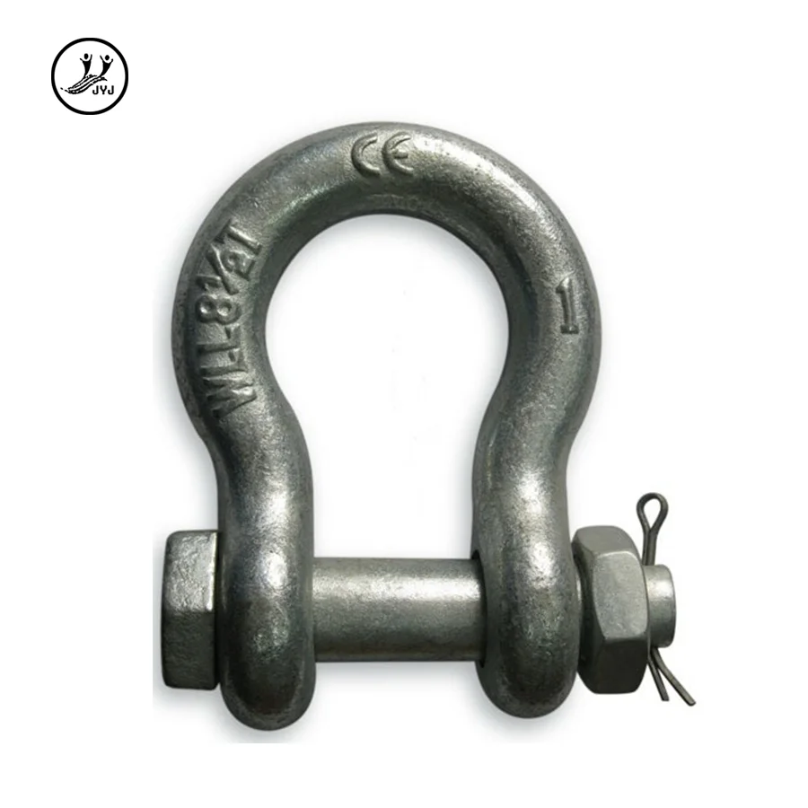 High Tensile 6 Times Safety Factor Bolt Type Anchor Shackle