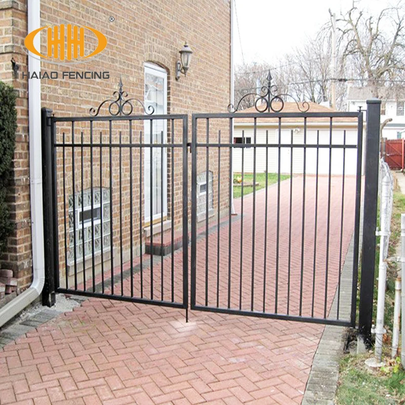 High quality security main gate of steel designs for homes