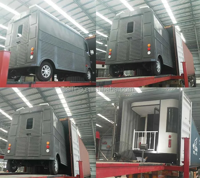 Modern new design outdoor Citroen food truck mobile food truck
