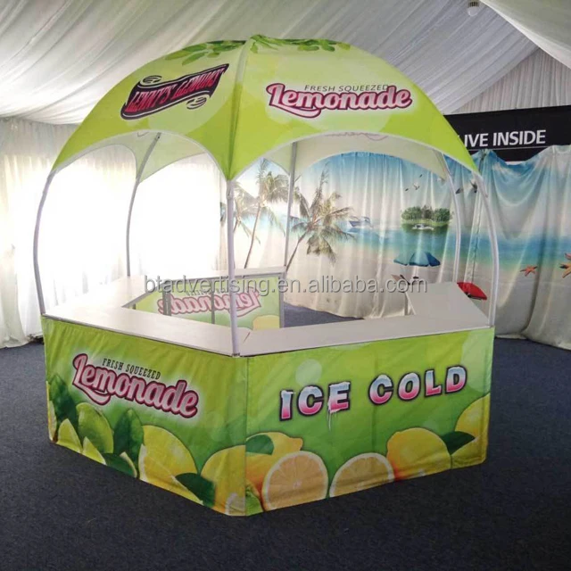 
Shanghai Better AD Custom Printed Hexagon Promotional Booth Tents 