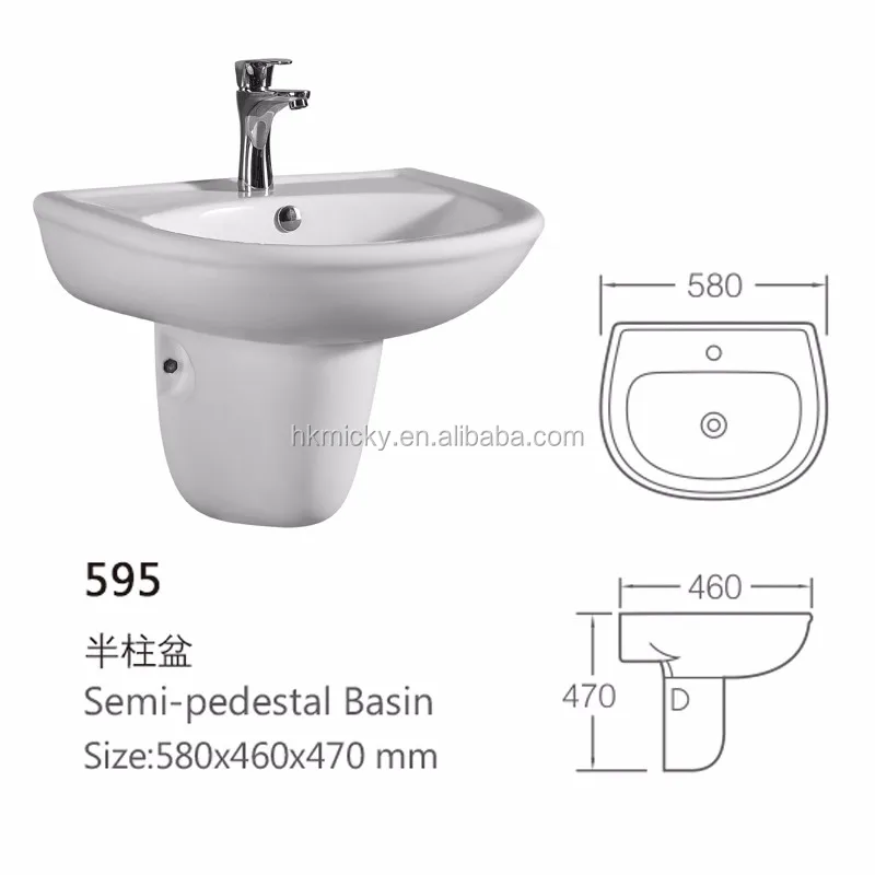 Bathroom granite wall mounted pedestal hand washing sink malaysia