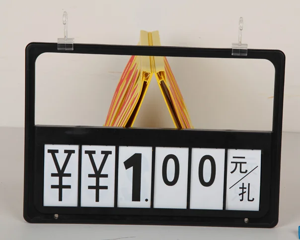 To hold flip chart supermarket price sign board magnetic standee a4 paper rotating poster display stand