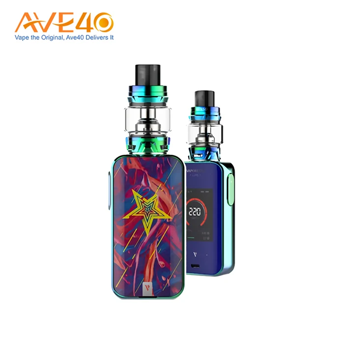 Горячая Распродажа вейп 220 Вт Vaporesso Luxe TC стартовый комплект с двумя высокоскоростными