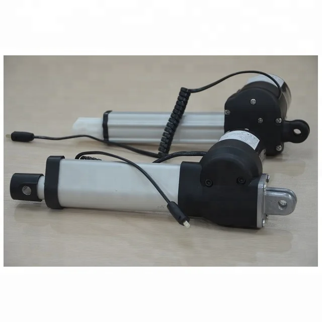
12V/24VDC spring loaded servo motor linear actuator 6000N 