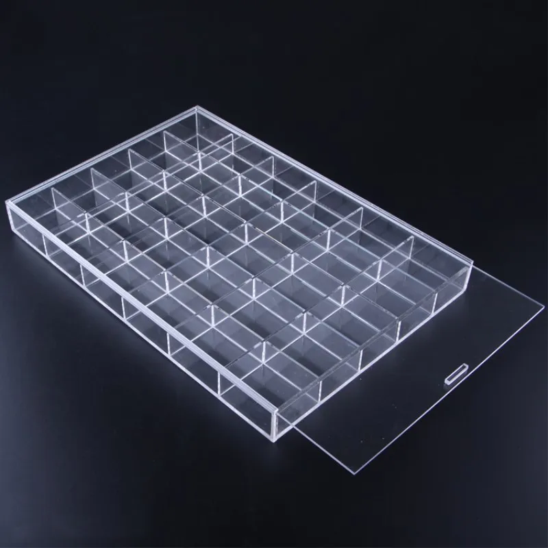 Clear Acrylic plexiglass model car display box rack  jewelry display box