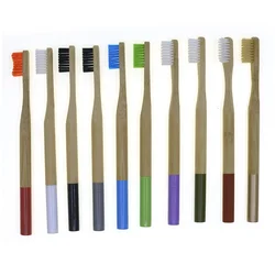 ZigZag Bristles Shape FSC Certified Round Toothbrush Bamboo