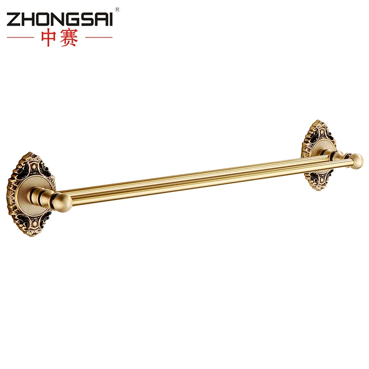 Античная латунь ванной Dual аксессуары оборудования полотенце бар