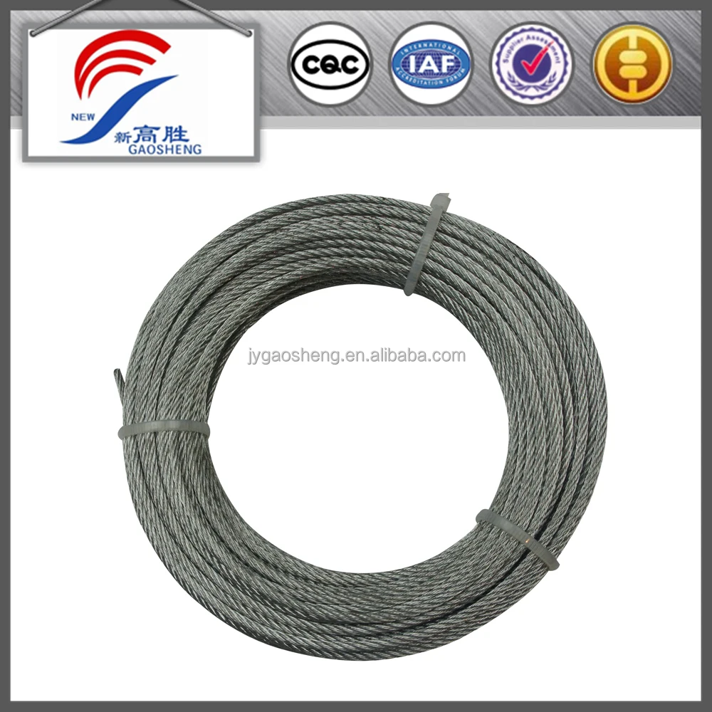 PVC coated steel wire rope retractable clothes line washing line