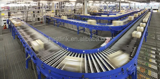 PL  Heavy duty roller electric conveyor for automatic production line