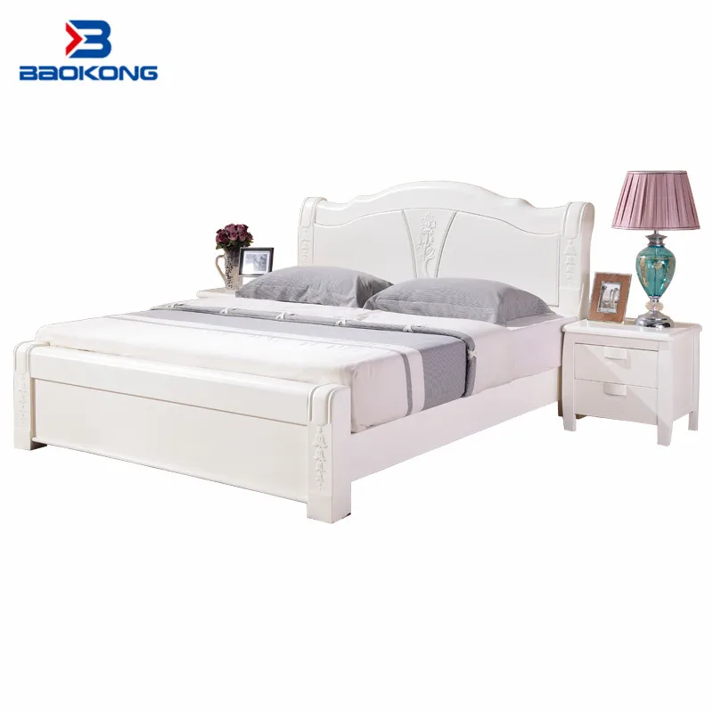 carved white wooden beds modern bedroom furniture