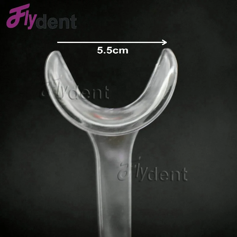 Dental  Retractor Mouth Opener T Type 2 Size clear Expander Cheek Retractor