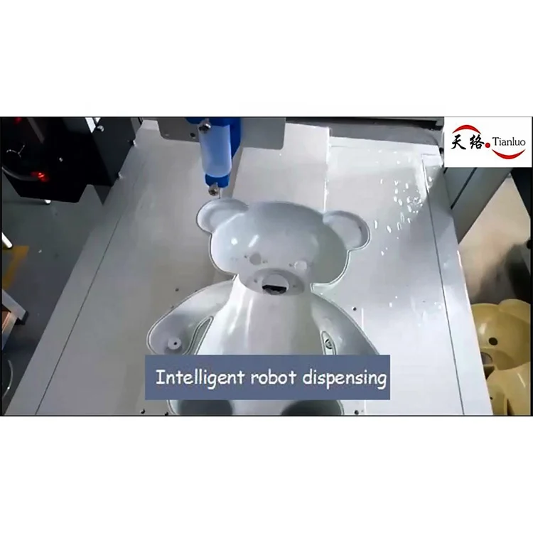 Automatic Glue Dispenser Intelligent Robot Automatic Dispensing Machine New Product 2020 White Provided 220V Assembly Line 400
