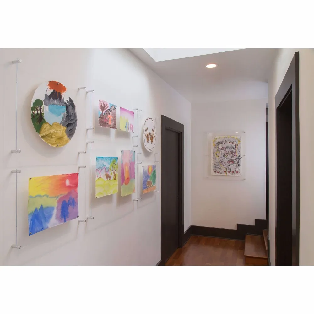 15x18 дюймов настольная двойная панель прозрачная акриловая плавающая рамка