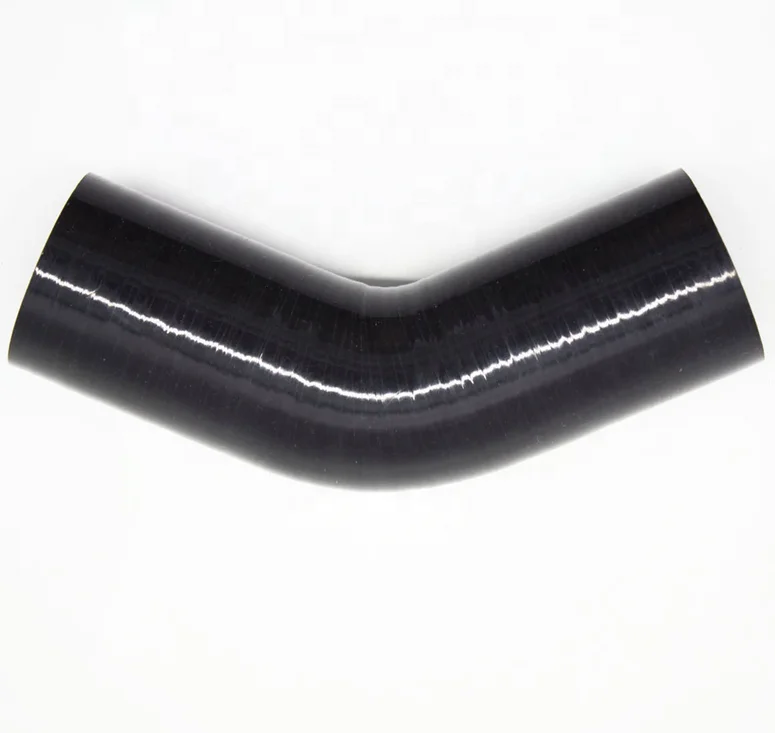
Cheaper Price 45 degree auto silicone hose Black 38mm silicone coolant hose from wolun 
