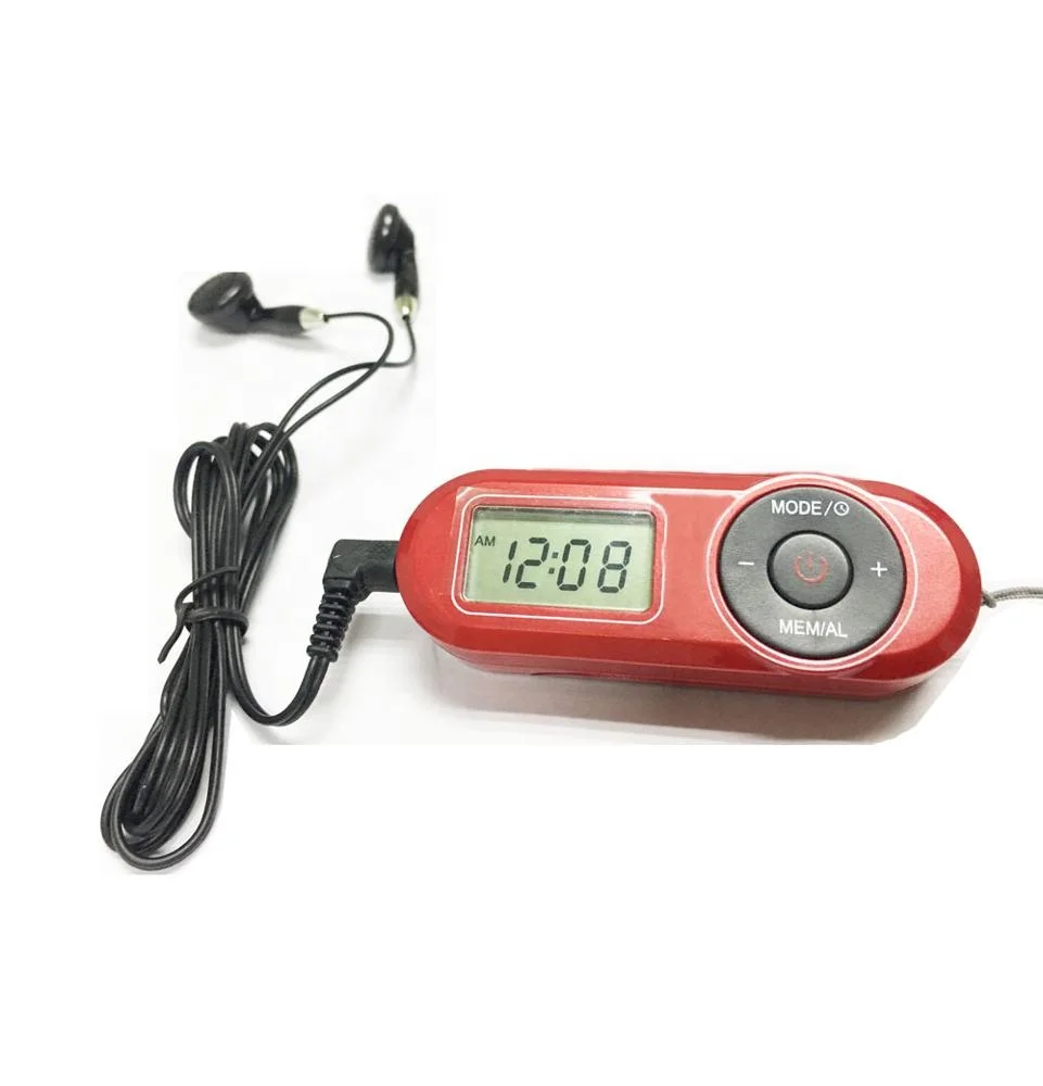 Alarm Clock Radio LCD Display Radio With Stereo Earphone Output