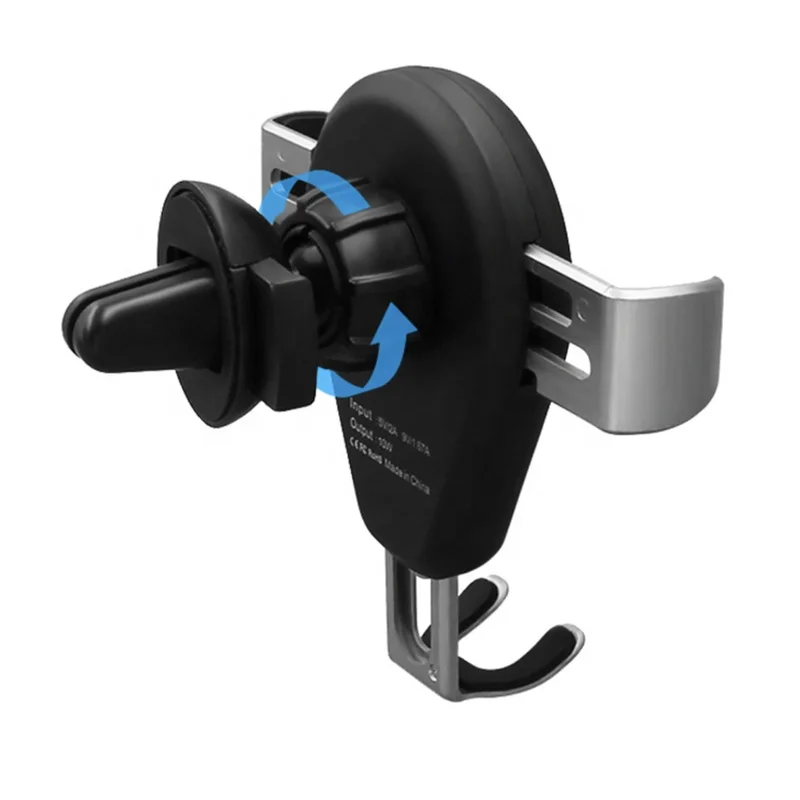 Car Gravity Bracket Wireless Charger, Put Down the Charge, Pick Up and Play Wireless Charging 7.5W Fast Charge