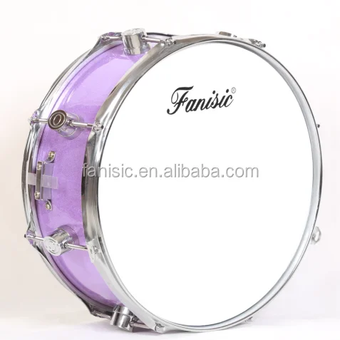 Factory Direct Sale Colorful Snare Drum 14 Inches Purple Marching Snare Drum