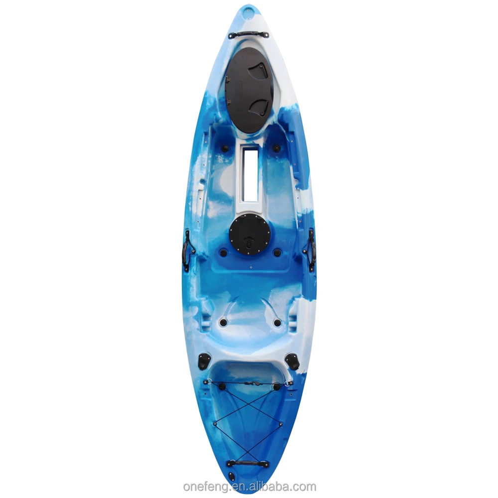 2018 latest fashion style plastic single jet colorful kayak
