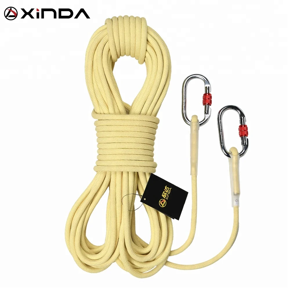 XINDA  8mm 10.5mm flame retardant static rope for escape
