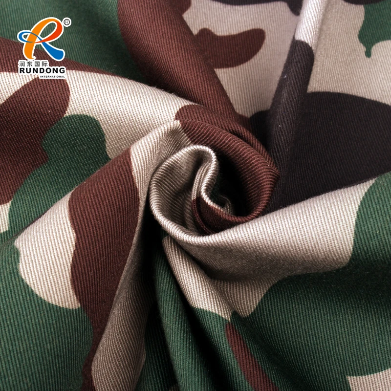 
Flame retardant Military camouflage denim fabric for Sweden 