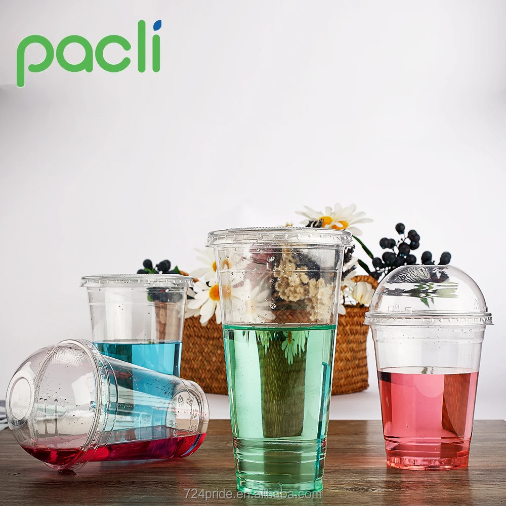 одноразовые стаканчики одноразовые пластиковые ПЭТ Кубок 16 унц., напиток печатных Honor Pet Холодной выпить чашку кофе