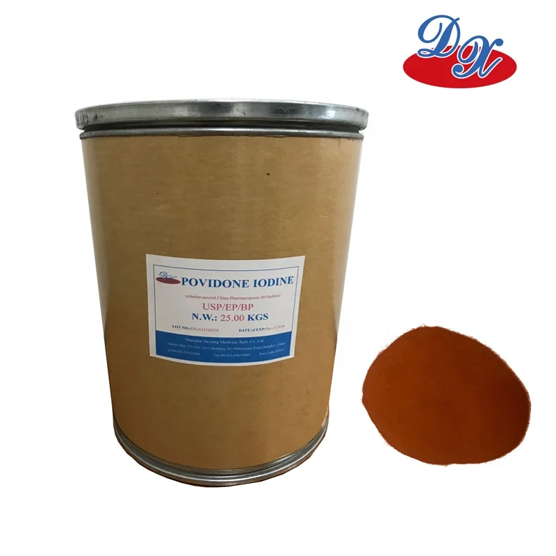 Iodinated povidone Ethenyl-2-pyrrolidinone  PVP-Iodine  Antiseptic chemical