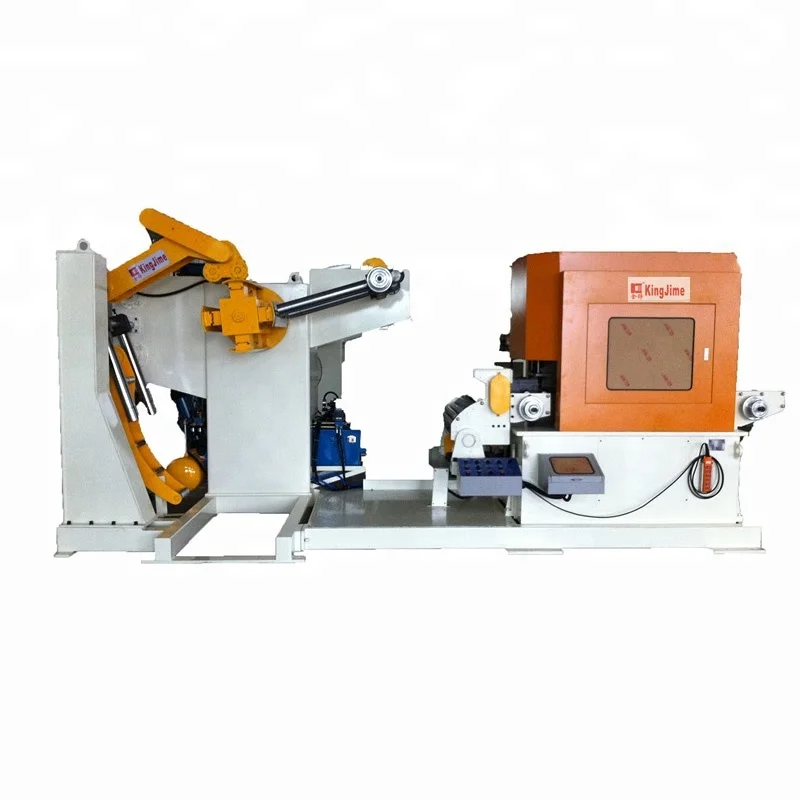 3 in 1 compact precision  steel decoiler feeder press  nc feeder machine